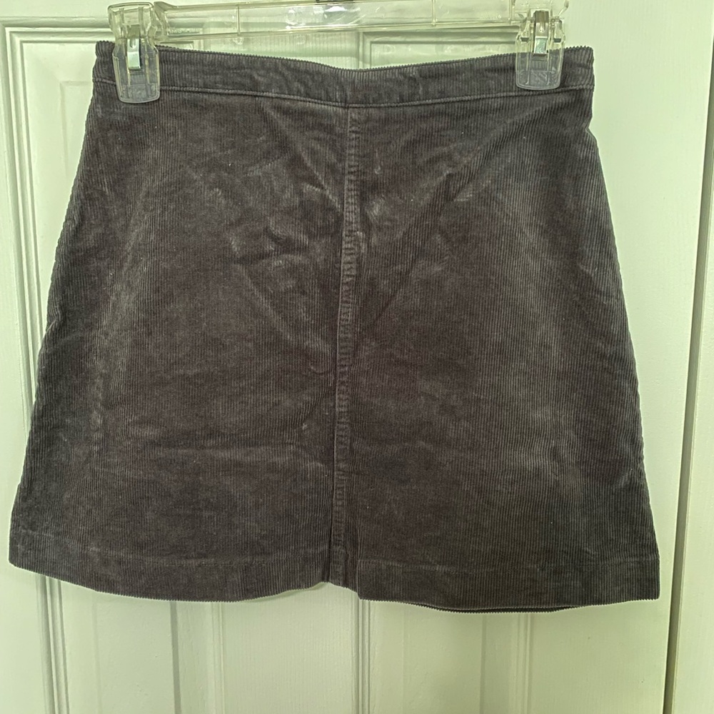 Forever 21 Grey Corduroy Skirt Size S